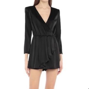 Alice and Olivia black romper
